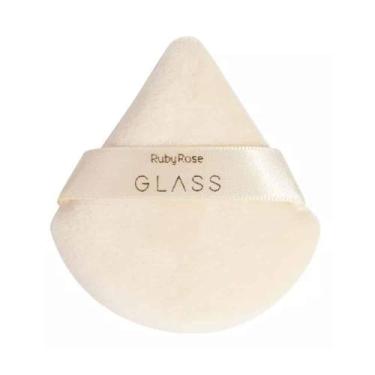 Imagem de Esponja De Pó Glass Ruby Rose Powder Puff Hbs04 Com Apoio Para Dedos
