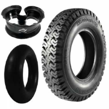 Imagem de Kit Pneu 750-16 12 Lonas Super Traction Maggion + Camara + Protetor