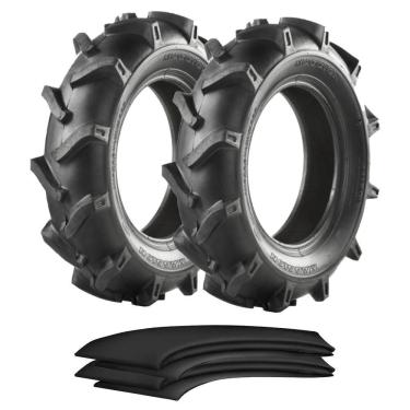 Imagem de Combo 2 Pneus Tc11 Tc12 Tc10  Tc14 Tobata 500/6-12 Microcultivador Maggion + Camaras