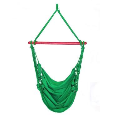 Imagem de Cadeira Rede Balanço De Teto Suspensa Várias Cores Cor:Verde Bandeira