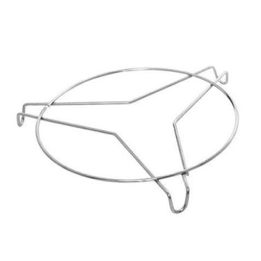 Imagem de Descanso Inox de Panela Redondo Resistente 15cm - ABBMIX