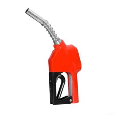 Imagem de Bocal de combustível 11A desligamento automático 3/10.2 cm NPT Dispensador de querosene a gasolina diesel alta taxa de fluxo 10-70L/min alumínio (vermelho)