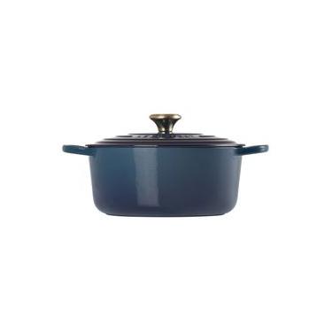 Imagem de PANELA REDONDA LE CREUSET 26CM SIGNATURE FERRO ESMALTADO - Azul Agave