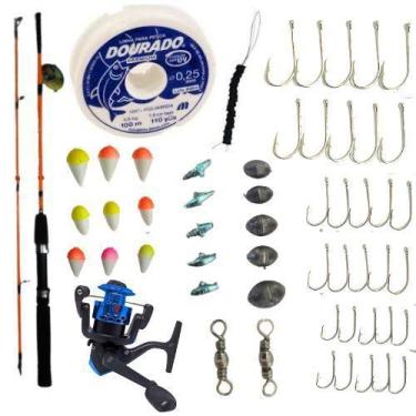 Imagem de Kit De Pesca Completo Vara Com Molinete E Acessórios - Marine Sports