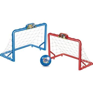 Imagem de Chute a GOL Sonic 2 Traves +bola - Lider Brinquedos