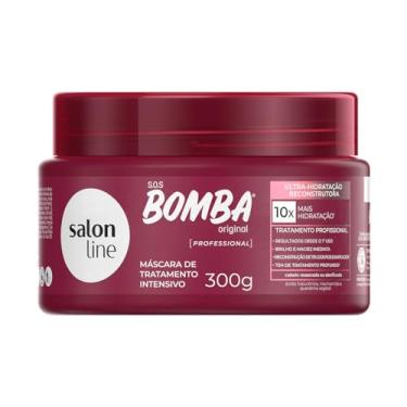 Imagem de Salon Line, Máscara de Tratamento Intensivo, SOS Bomba Original, Ultra-Hidratação Reconstrutora, Vegano - Para Todos os Tipos de Cabelos, 300g