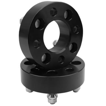 Imagem de IRONTEK Espaçadores de roda 4 x 4 compatíveis com golfe para carrinho de clube para EZ para GO, passo de rosca forjado de 3.8 cm 1/5.1 cm-20 furo do cubo 66 mm 2 peças