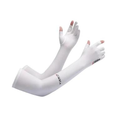 Imagem de Luvas De Ciclismo Femininas De Verão Com Proteção UV, Mangas Longas Re