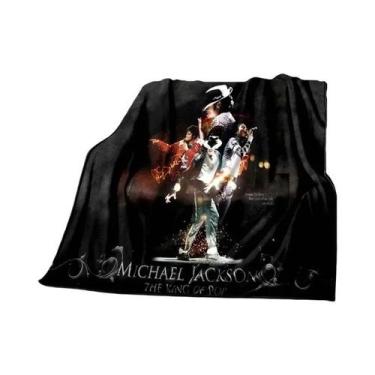 Imagem de Cobertor Super Macio Michael J-Jackson De Alta Qualidade Para Viagem, 