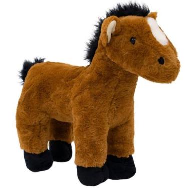 Imagem de Cavalo Marrom Em Pé 38 - Pelúcia - Fofy Toys