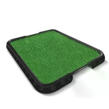 Imagem de Grama Para Xixi Pet Sanitario Canino Felino Veterinário 51cm - MecPet