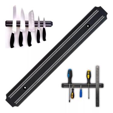 Imagem de Barra Magnética Suporte Facas Ferramentas Cozinha 33cm 1 UNI