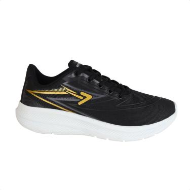 Imagem de Tênis Running Masculino Box 200 Preto E Dourado-Masculino