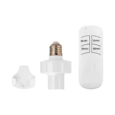 Imagem de Interruptor De Luz Inteligente Com Controle Remoto E27 LED Sem Fio Com