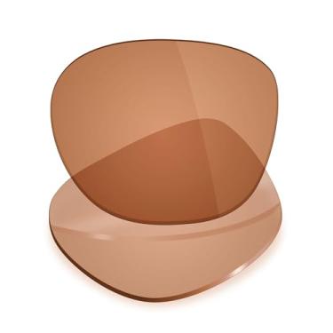 Imagem de Mryok Lentes de reposição femininas UV400 para óculos de sol Oakley Low Key OO9433 54 mm, HD Polarized, proteção UV, resistente a impactos e ajuste perfeito - marrom