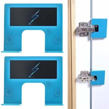 Imagem de The Easy Hinge Mate - Gabarito de batente de porta para encaixe preciso e corte de dobradiça, fixação rápida para instalação de porta, adequado para armários e guarda-roupas (2)