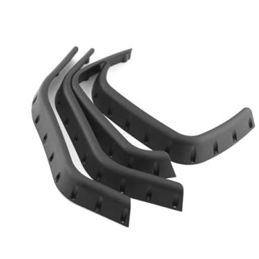 Imagem de Peças de carro RC compatíveis com TRX-4 1:10 RC controle remoto veículo acessório para-lamas dianteiro e traseiro arco de roda 8017 W94