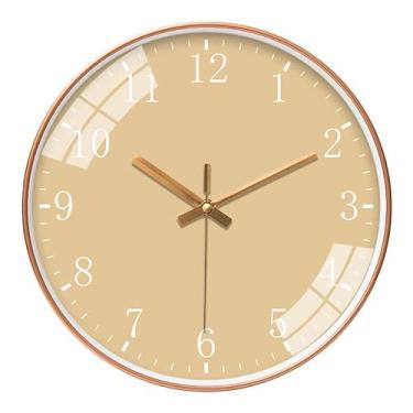 Imagem de Relógio de parede relógio de parede relógio de sala de estar relógio de parede simples casa silencioso relógio de quartzo eletrônico pendurado na parede relógio (3)