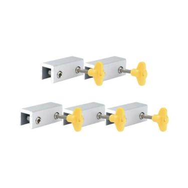 Imagem de Trava De Janela Em Liga De Alumínio 1-10PCS, Trava Antifurto Para Armá