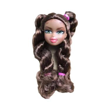 Imagem de Cabeças De Bonecas Bratz Versão Rara 2001, Pele Branca E Marrom, Cabel