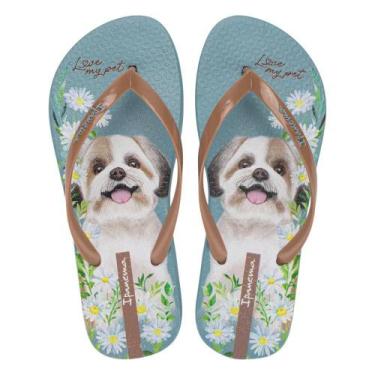 Imagem de Chinelo Feminino Ipanema My Pets REF: 27469, Azul, 35