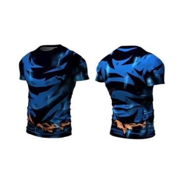 Imagem de Camiseta Masculina De Verão Para Cosplay, Fitness, Corrida, Gola Redon