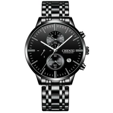 Imagem de Relógio Masculino Chenxi Cx-971 à Prova D'água Preto
