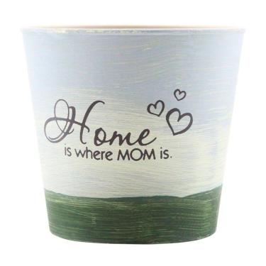 Imagem de Mini Vaso De Planta Cachepot Estampado Decorado 12,5cm