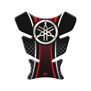 Imagem de Adesivo Protetor De Tanque Moto Yamaha Diapasão Vermelho