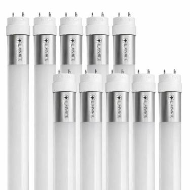 Imagem de Kit 10 Lâmpadas Led 9w Tubular Branco Frio T8 Bivolt 60cm G13 Vidro Lu