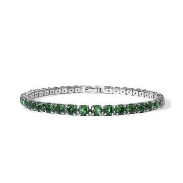 Imagem de Pulseira Masculina Riviera Verde  Clarke - Leão De Neméia, 20 cm