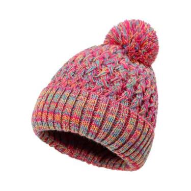 Imagem de Gorro De Inverno Feminino Com Padrão De Abacaxi, Chapéu Tricotado De C