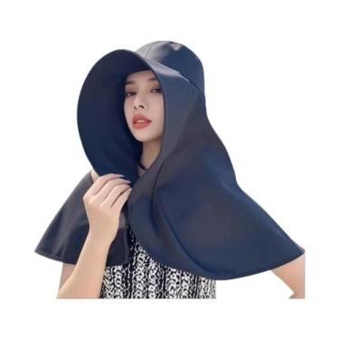 Imagem de Chapéu De Proteção Solar Feminino Para O Verão Com Aba Larga, Cobertur