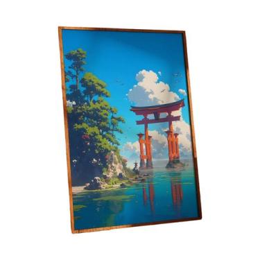 Imagem de Arte De Parede Em Tela Estilo Manga De Paisagens De Rua Japonesas Para