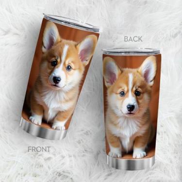 Imagem de Caneca de café de aço inoxidável Travel Tumbler Oasisdream 600ml