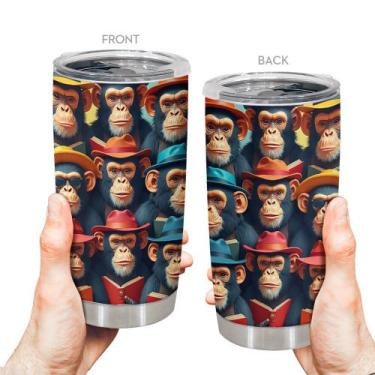 Imagem de Caneca de aço inoxidável Travel Tumbler Oasisdream 600ml