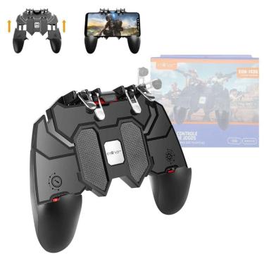 Imagem de Controle Gamer Manual Com Gatilhos Suporte Celular