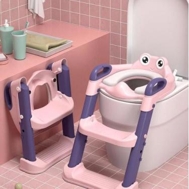 Imagem de Assento Redutor Infantil Vaso Sanitário Adaptador Tampa Privada Reduçã