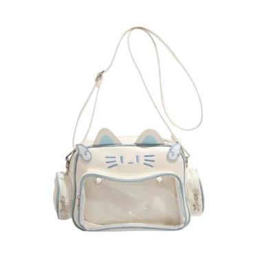 Imagem de Bolsa Transversal Grande Y2K Com Estampa De Gato Spice Girl, Cinco Cor