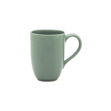Imagem de Caneca De Cerâmica Flat 350Ml Verde Oxford