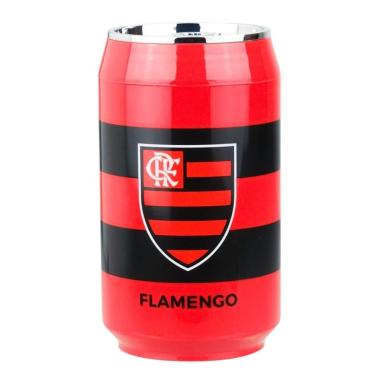 Imagem de Copo Lata Plástico 280ml Flamengo Rubro Negro-Unissex