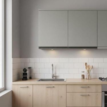 Imagem de Armário Aereo de Parede Suspenso Compacta De Cozinha 30cm - Móveis pri