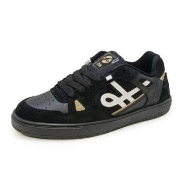 Imagem de Tênis Ous 2K Essencial Preto Branco Marrom-Masculino