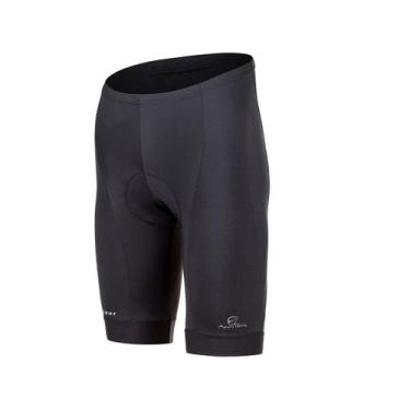 Imagem de Bermuda de ciclismo masculina Mauro Ribeiro Light Tour 2.0, Preto, G