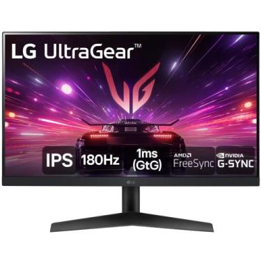 Imagem de Monitor Gamer Lg Ultragear 24" IPS 180HZ 1MS 24GS60F-B, PRETO, U