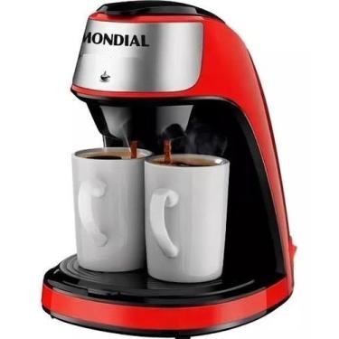 Imagem de Cafeteira Mondial 500W Faz 2 Xicaras 240ml LuxxRed 220V, 220V