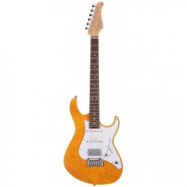 Imagem de Guitarra elétrica stratocaster cort g280 select ambar