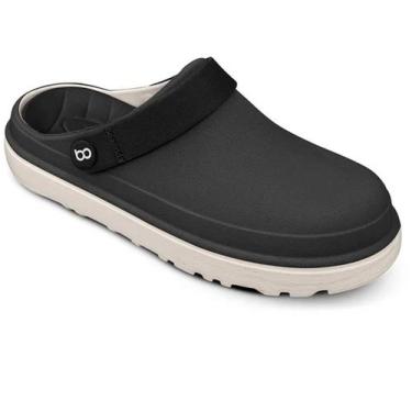 Imagem de Babuche Boaonda Clog Cloe Feminino, 38, Preto, Off white