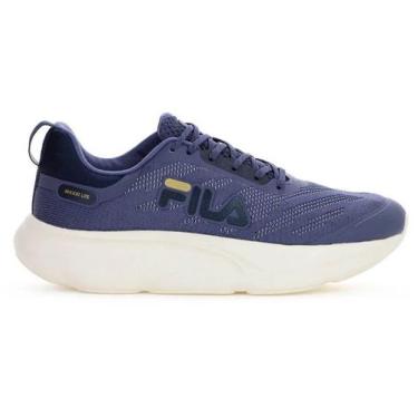 Imagem de Tênis Maxxi Lite Fila Feminino Corrida Esportivo Roxo Branco, Roxo, 35