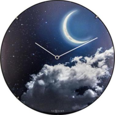 Imagem de Relogio parede noite nextime d=35cm - Moldurart